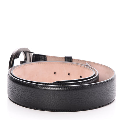 Gucci Calfskin Interlocking G 40mm Belt 105 42 Black 3 of 7