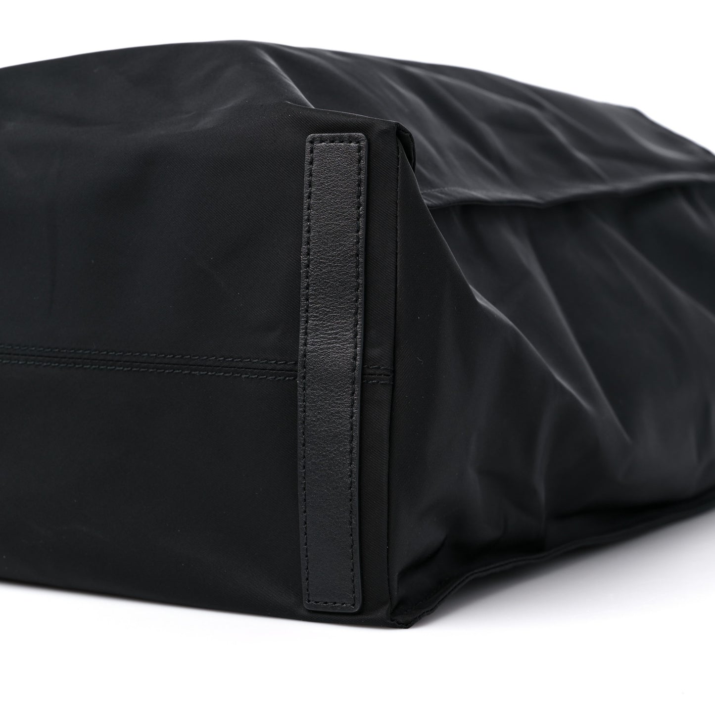 Nylon Logo Tote Black