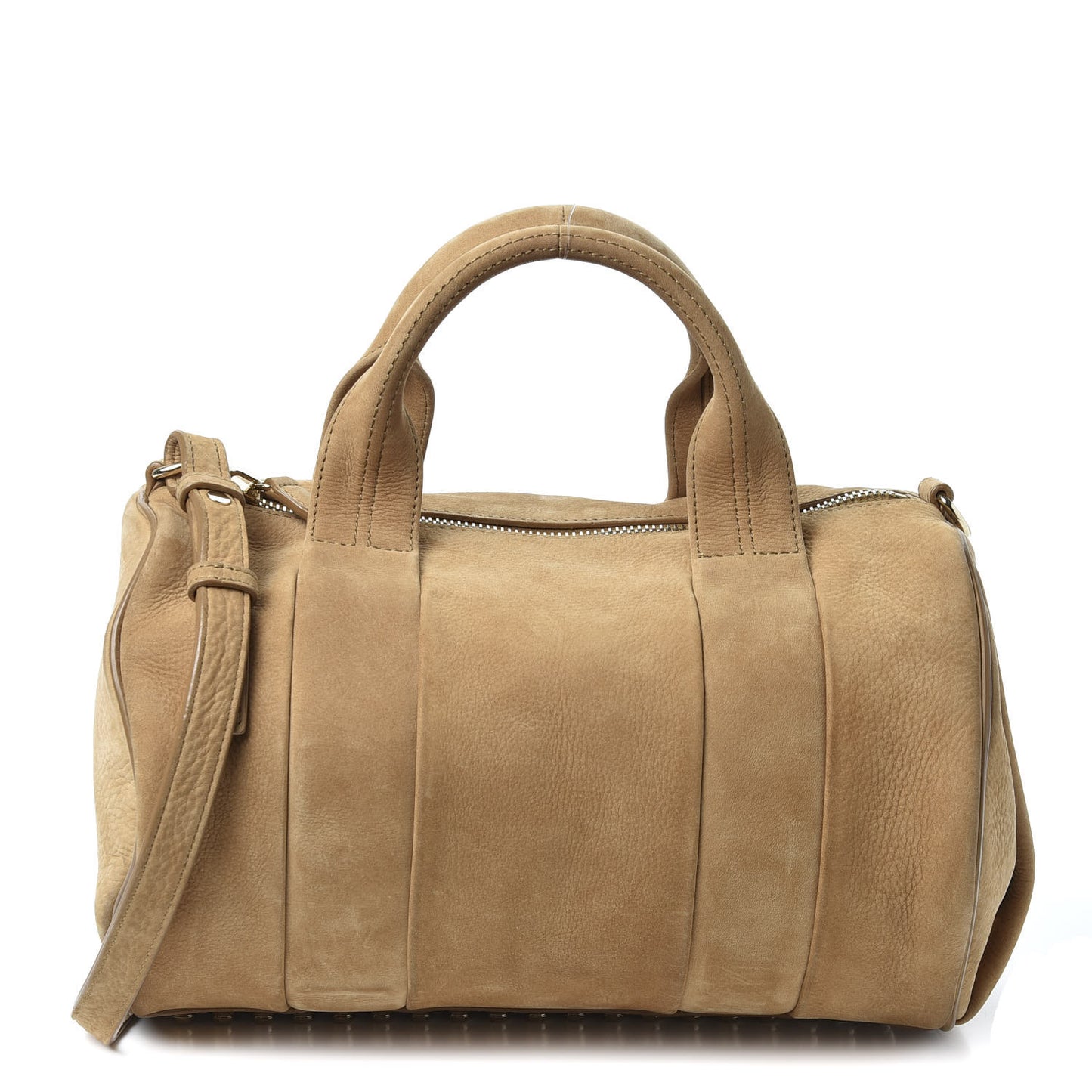 Tumbled Nubuck Rocco Tan Pale Gold Hardware