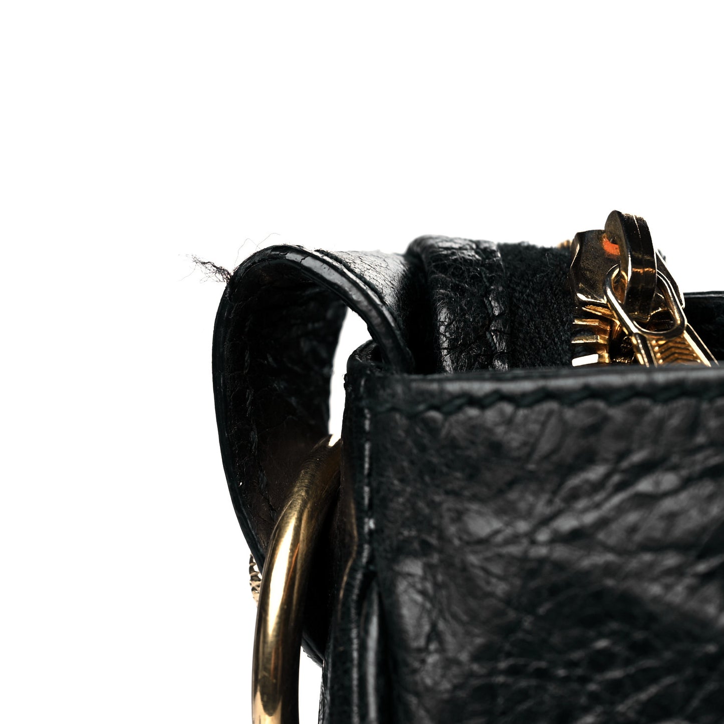 Agneau Giant 12 Gold Hardware Velo Black