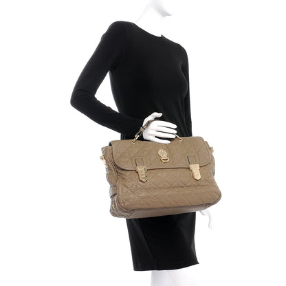 Mulberry Nappa Quilted Oversized Tillie Satchel Birds Nest 3 of 12