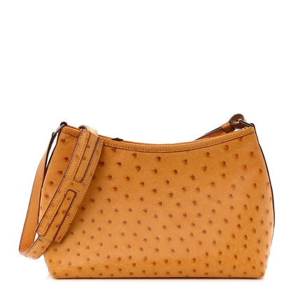 Hermes Ostrich Berlingot 23 PM Saffron 1 of 12