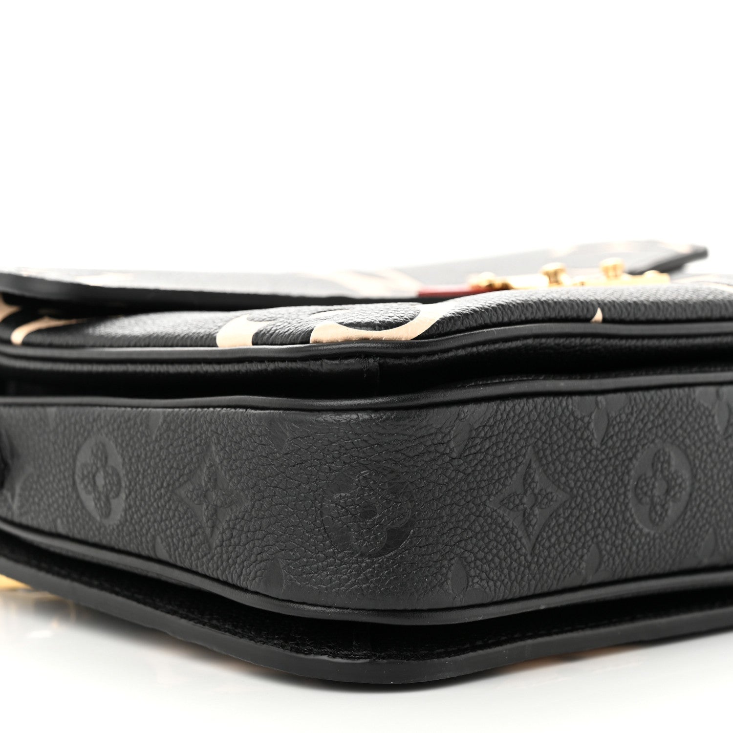 Louis Vuitton Empreinte Monogram Giant Crafty Pochette Metis Black Creme 9 of 10