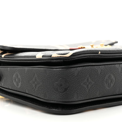 Louis Vuitton Empreinte Monogram Giant Crafty Pochette Metis Black Creme 9 of 10
