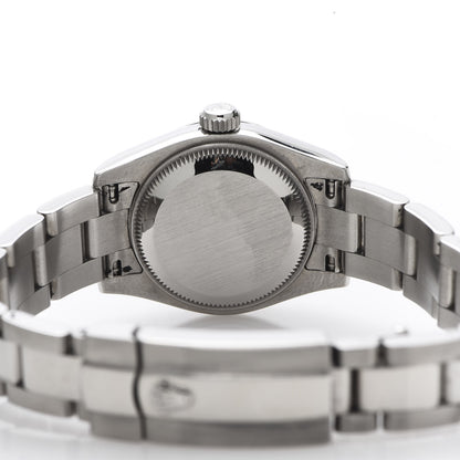 Rolex Stainless Steel 18K White Gold 26mm Oyster Perpetual Datejust Watch Silver 179174 5 of 9
