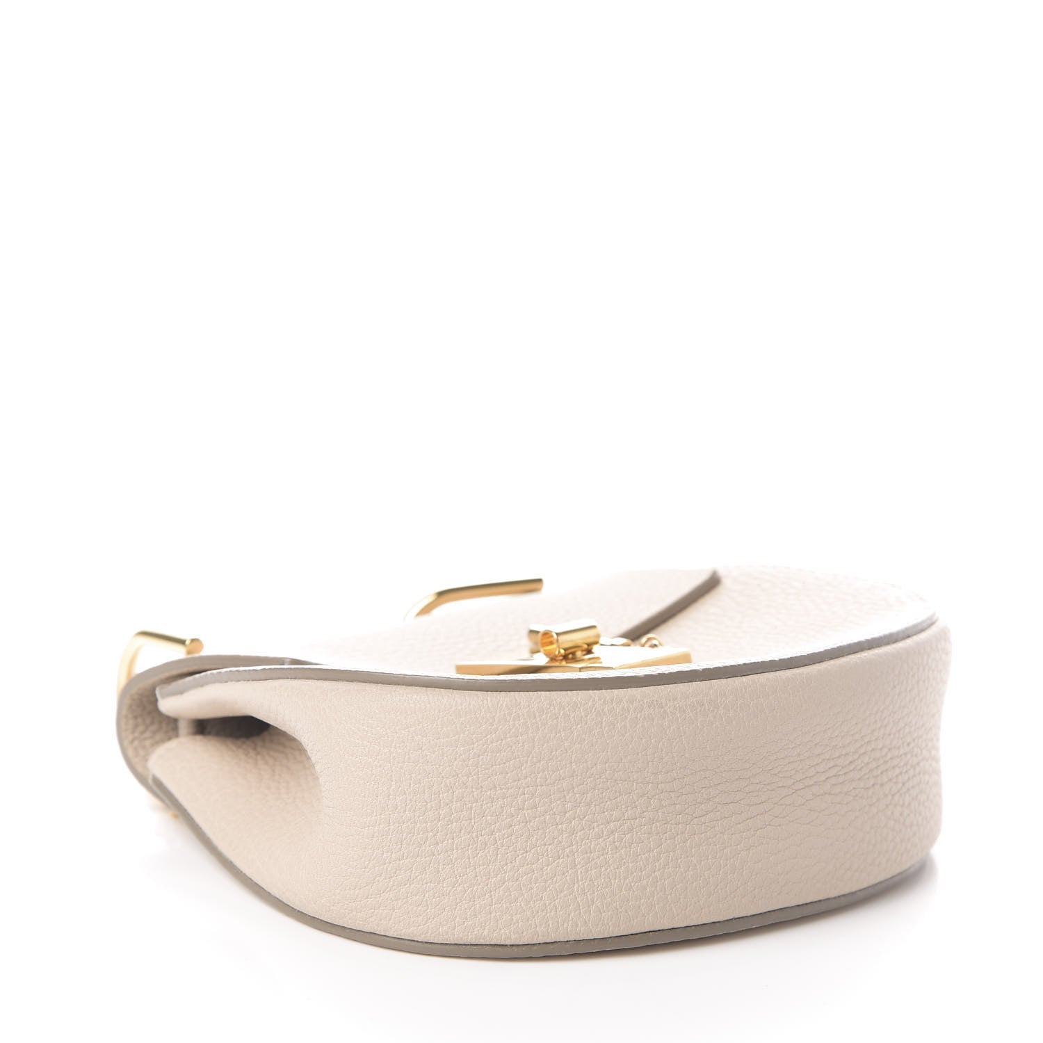 Chloe Grained Lambskin Mini Drew Shoulder Bag Abstract White 4 of 8