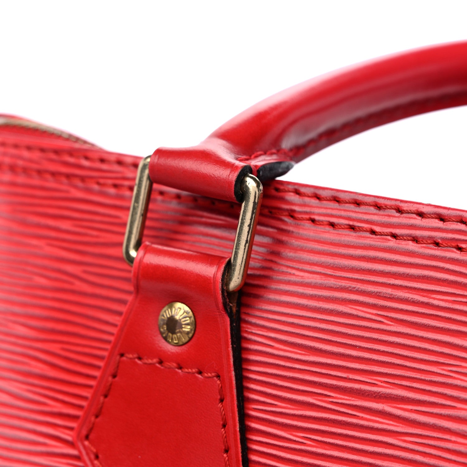 Louis Vuitton Epi Speedy 25 Castillan Red 18 of 18