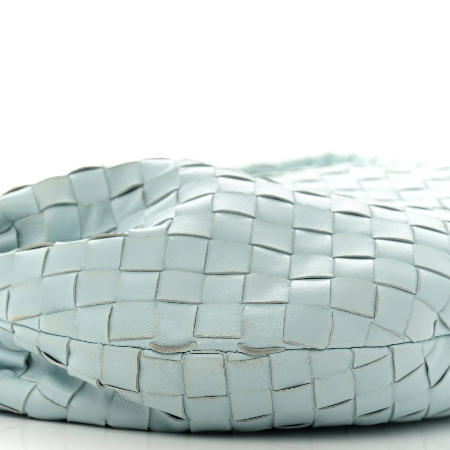 Nappa Intrecciato Teen Jodie Hobo Teal Washed