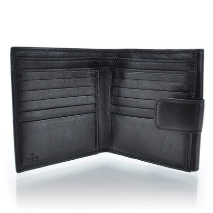 Gucci Leather Compact Britt Wallet Black 3 of 7