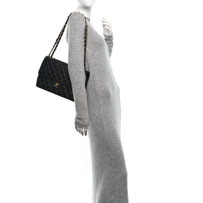 Chanel Caviar Quilted Jumbo Double Flap Black 2 of 10