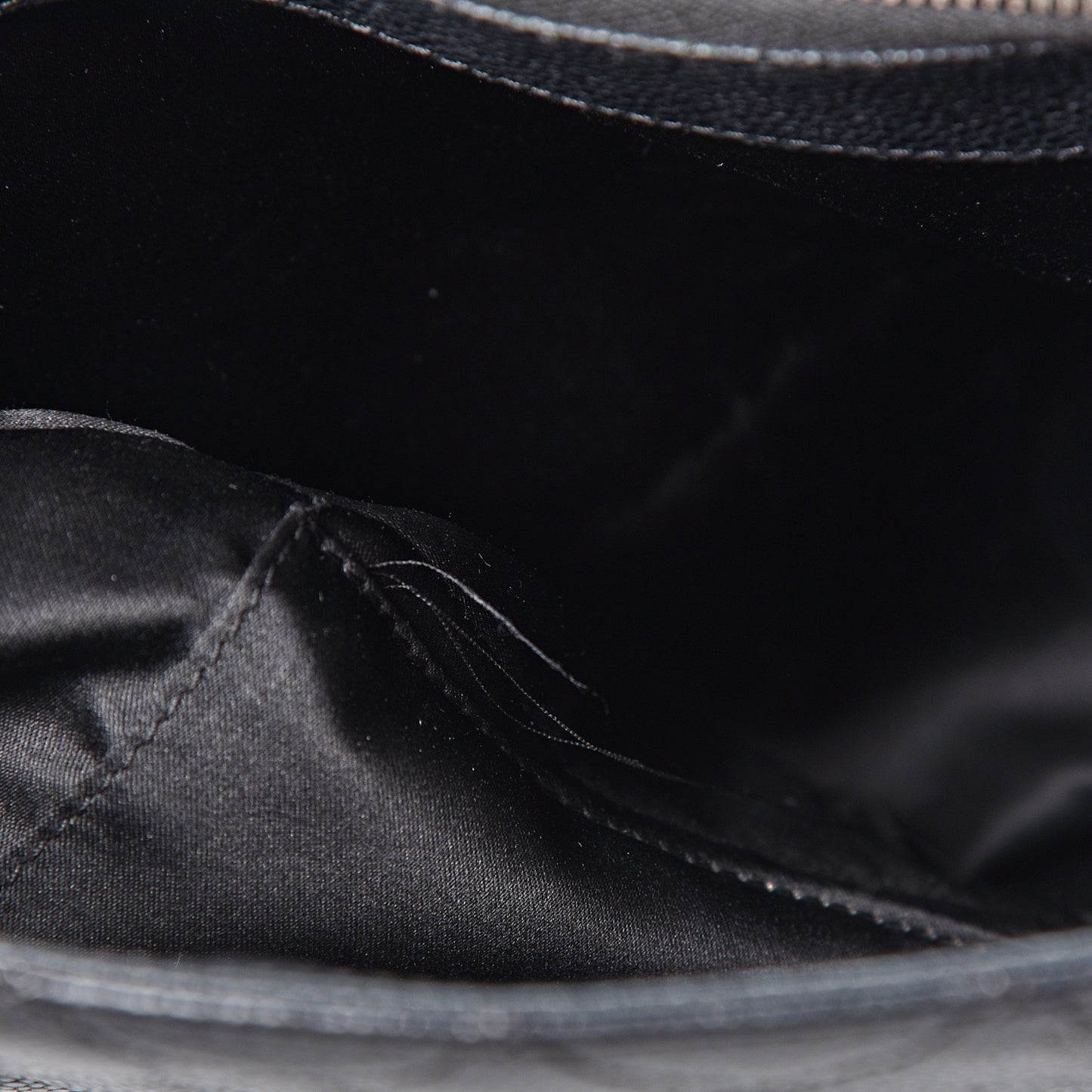Caviar Quilted Grand Shopping Tote GST Black