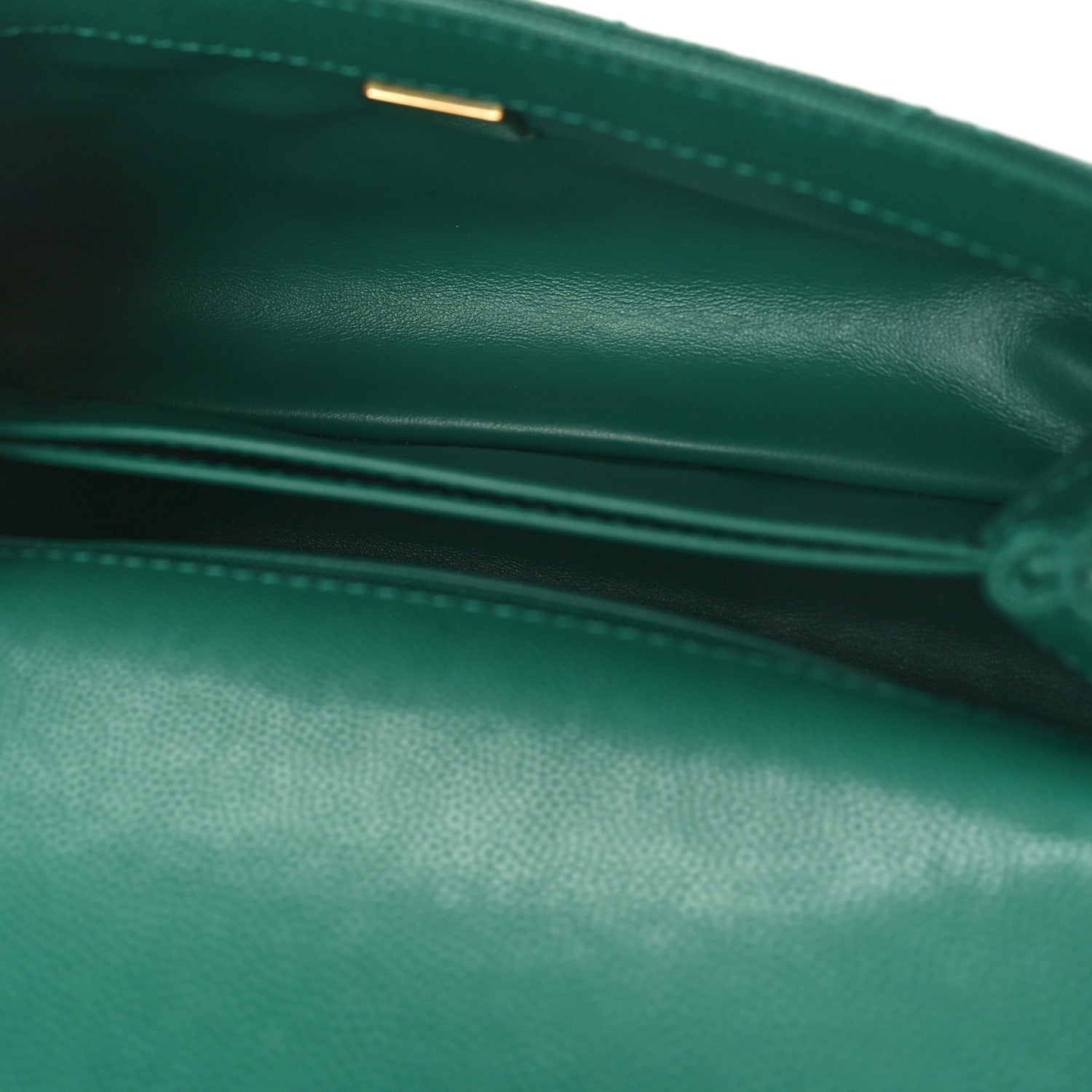 Chanel Caviar Quilted Mini Coco Handle Flap Green 5 of 9