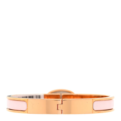 Hermes Enamel Mini Clic Chaine D'Ancre Bracelet GM Rose Candeur 2 of 3
