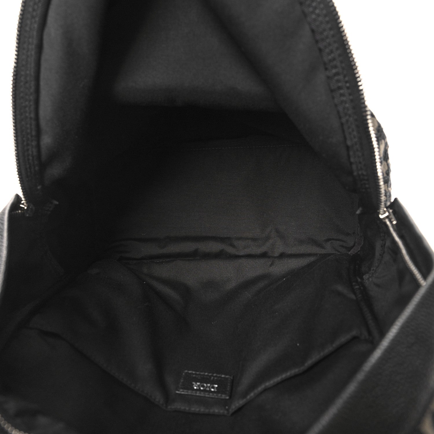Christian Dior Oblique Calfskin Rider Backpack Beige Black 5 of 10