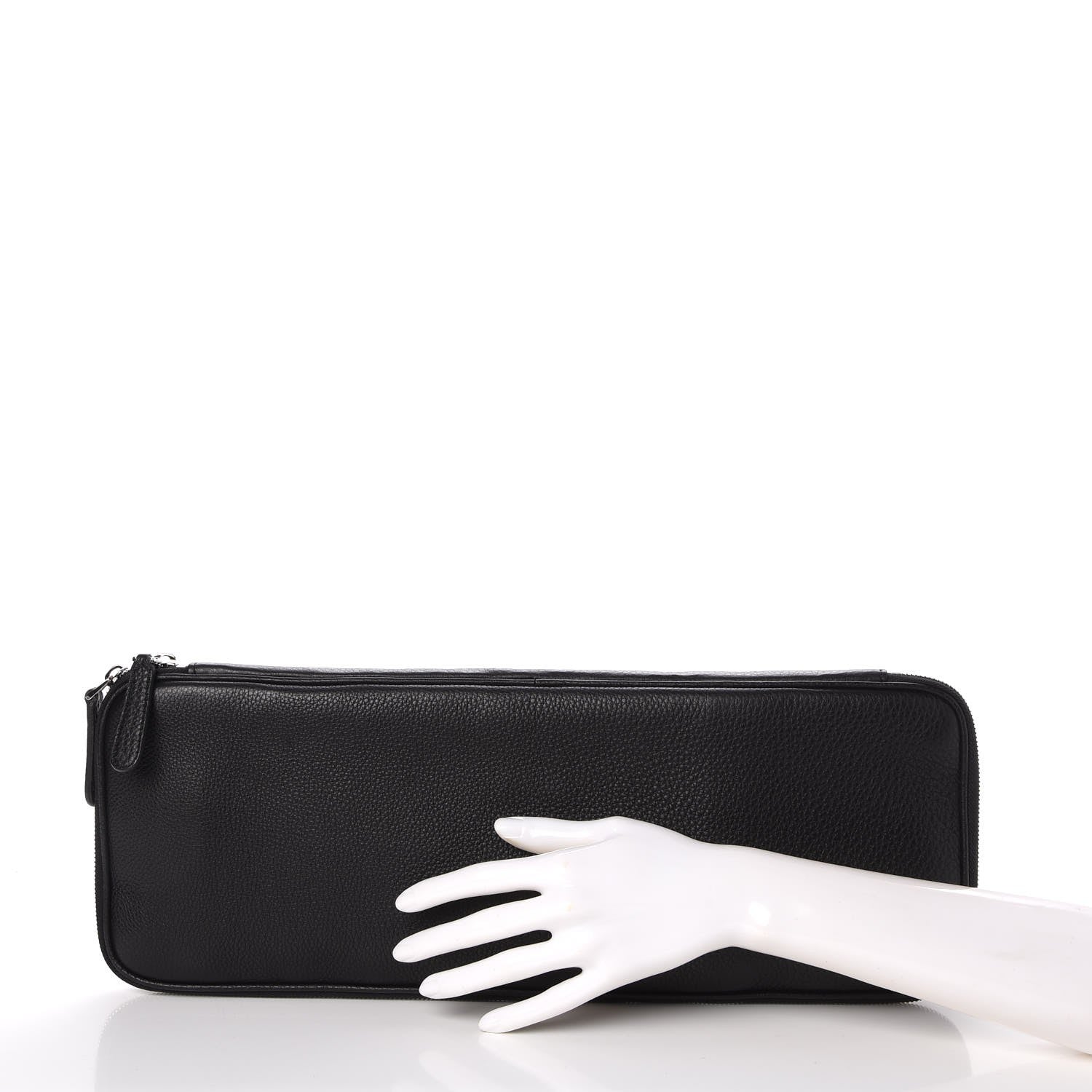 Gucci Pebbled Calfskin Tie Holder Black 2 of 8