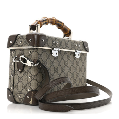 Gucci GG Supreme Monogram Globe-Trotter Beauty Case Brown 3 of 10