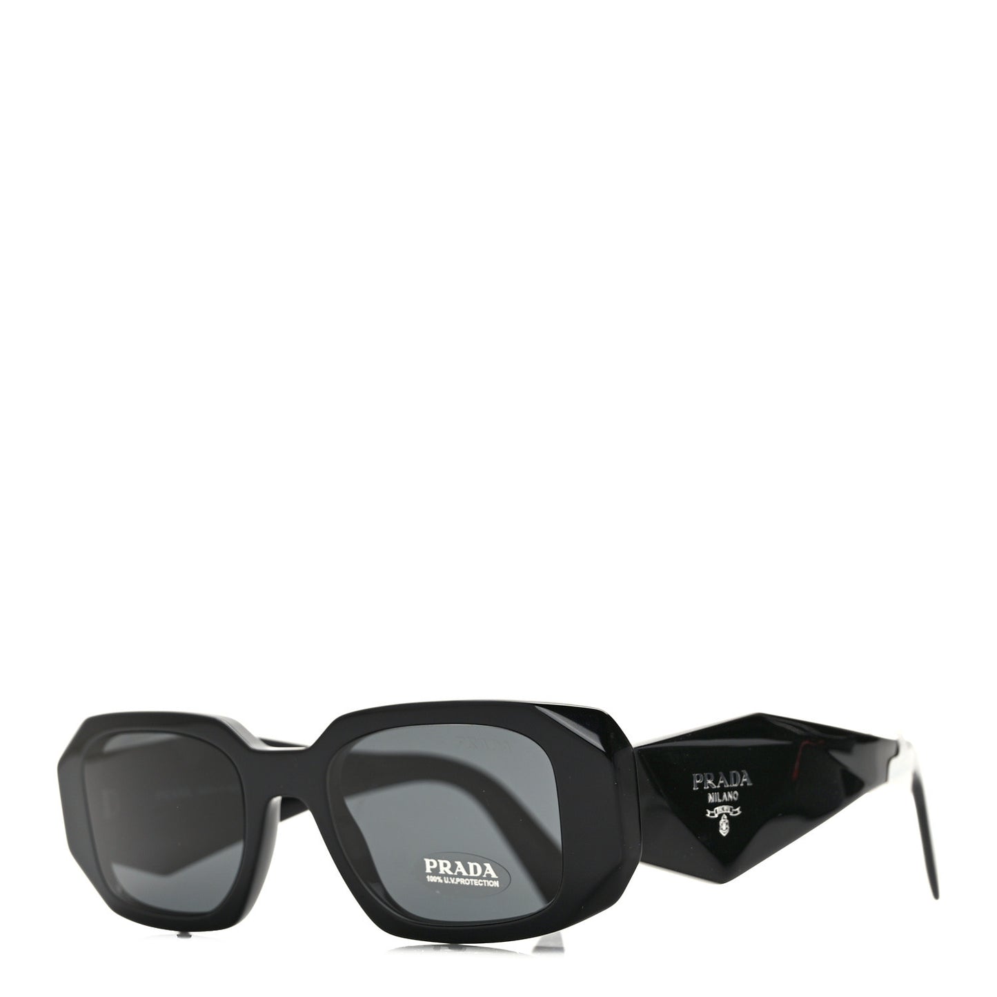 Acetate Symbole Sunglasses SPR 17W Black