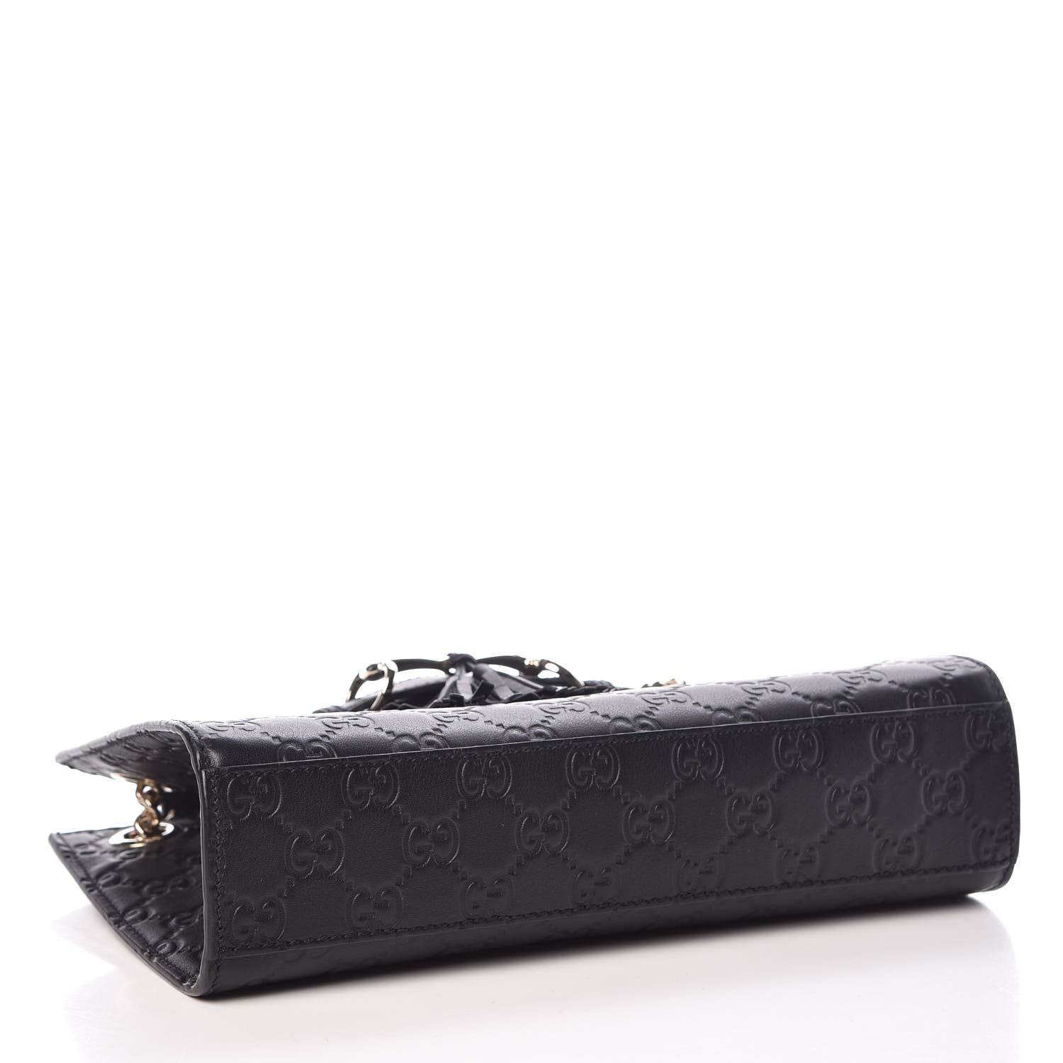 Gucci Guccissima Small Emily Shoulder Bag Black 4 of 11