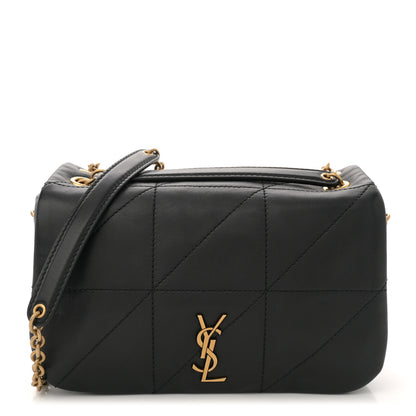 Saint Laurent Lambskin Matelasse Monogram Mini Jamie 4.3 Black 1 of 11