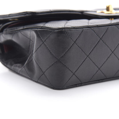 Chanel Lambskin Quilted Small Double Flap Black 10 of 16