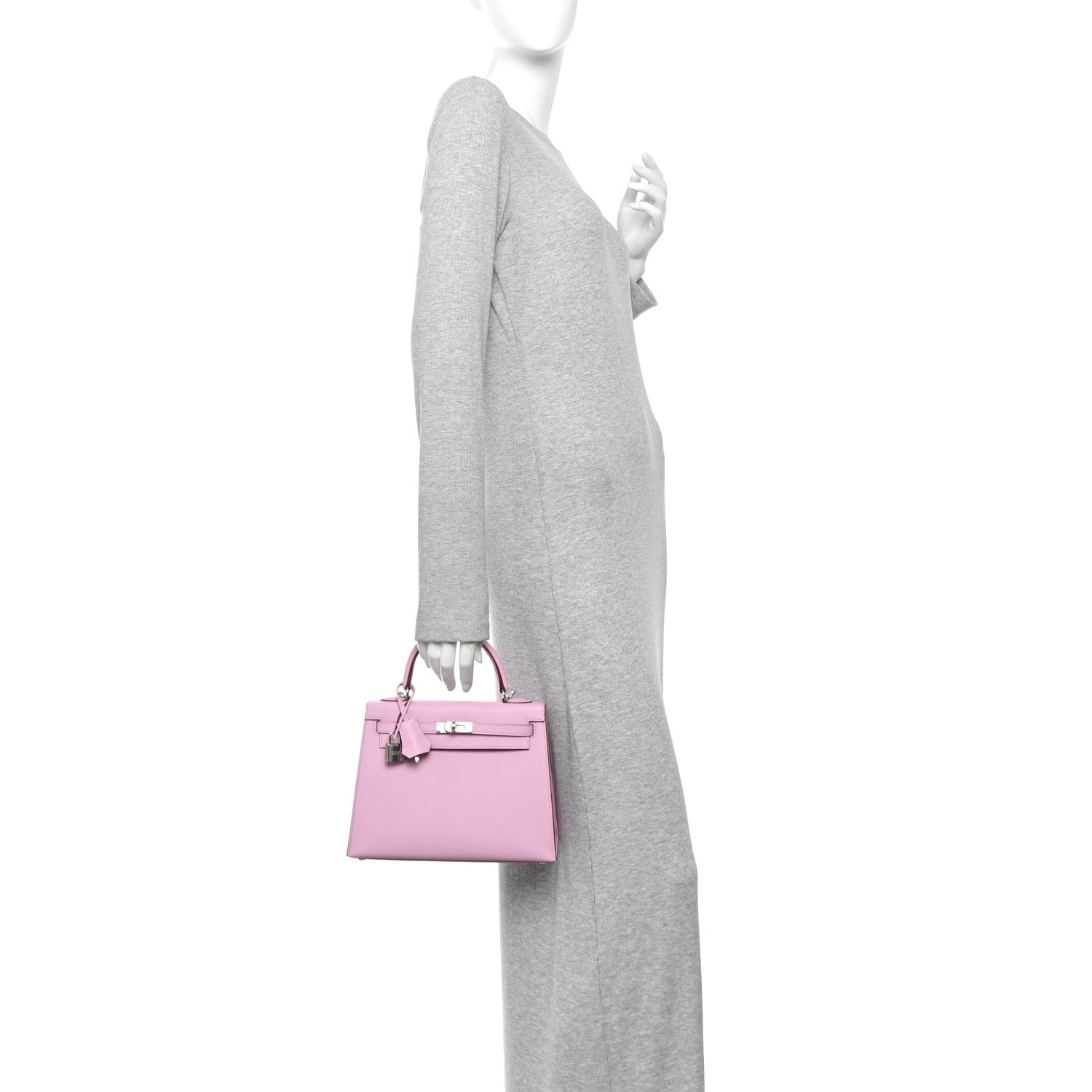 Hermes Epsom Kelly Sellier 25 Mauve Sylvestre 2 of 10