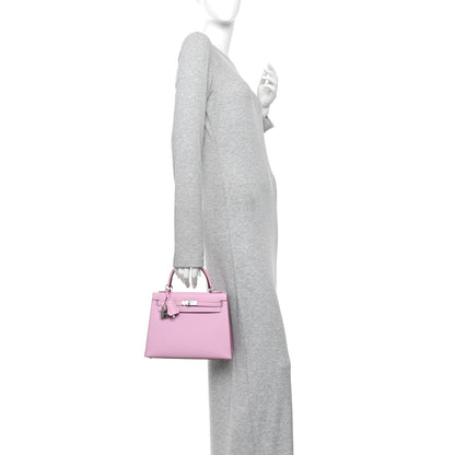 Hermes Epsom Kelly Sellier 25 Mauve Sylvestre 2 of 10