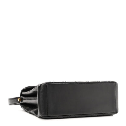 Chanel Lambskin Quilted CC Flap Shoulder Bag Black 3 of 10