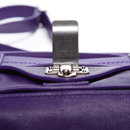 Proenza Schouler Lambskin Tiny PS1 Satchel Amethyst 9 of 10