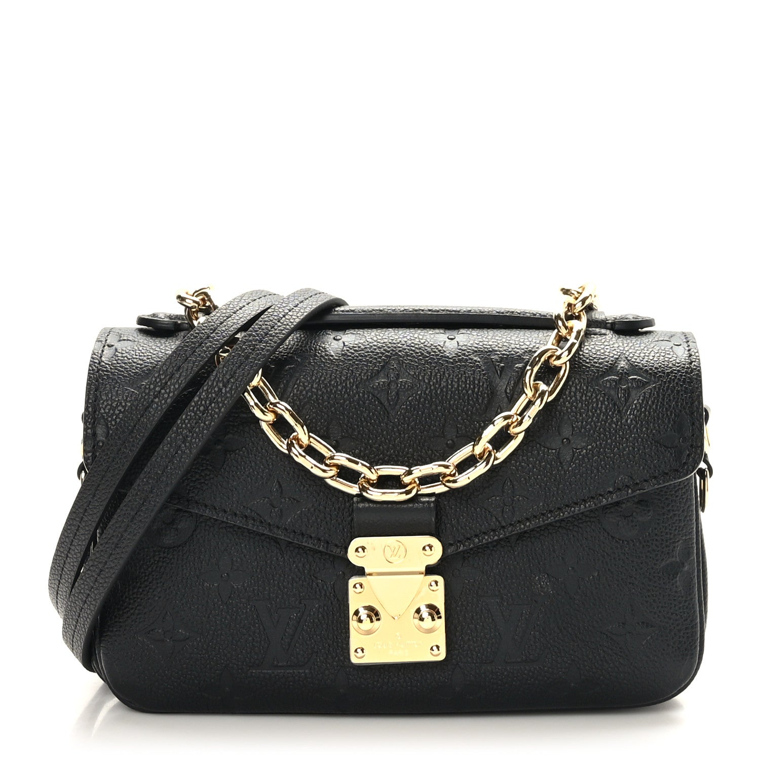 Louis Vuitton Empreinte Pochette Metis East West Black 1 of 9