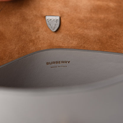 Burberry Calfskin TB Anne Shoulder Bag Grey 8 of 10