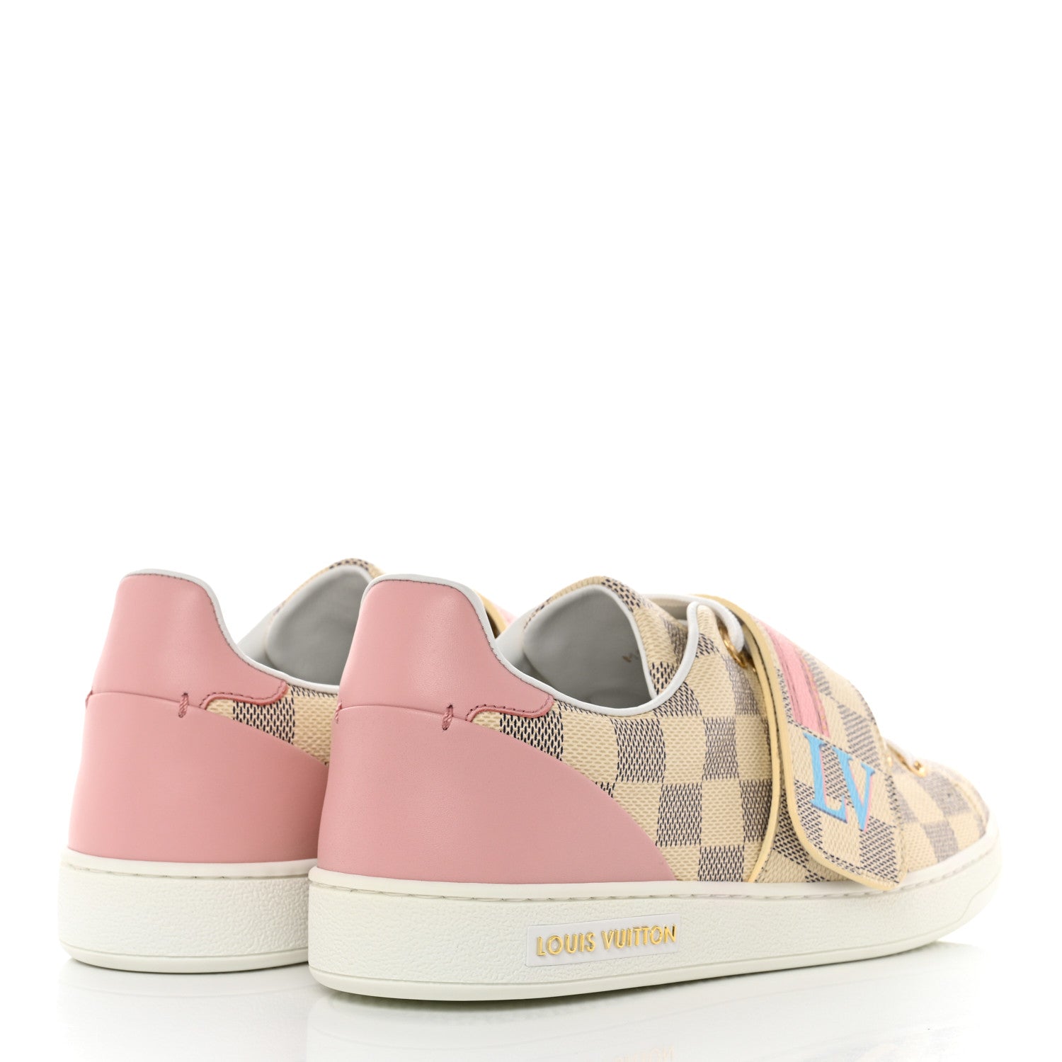 Louis Vuitton Damier Azur Summer Trunks Frontrow Sneaker 38 4 of 10