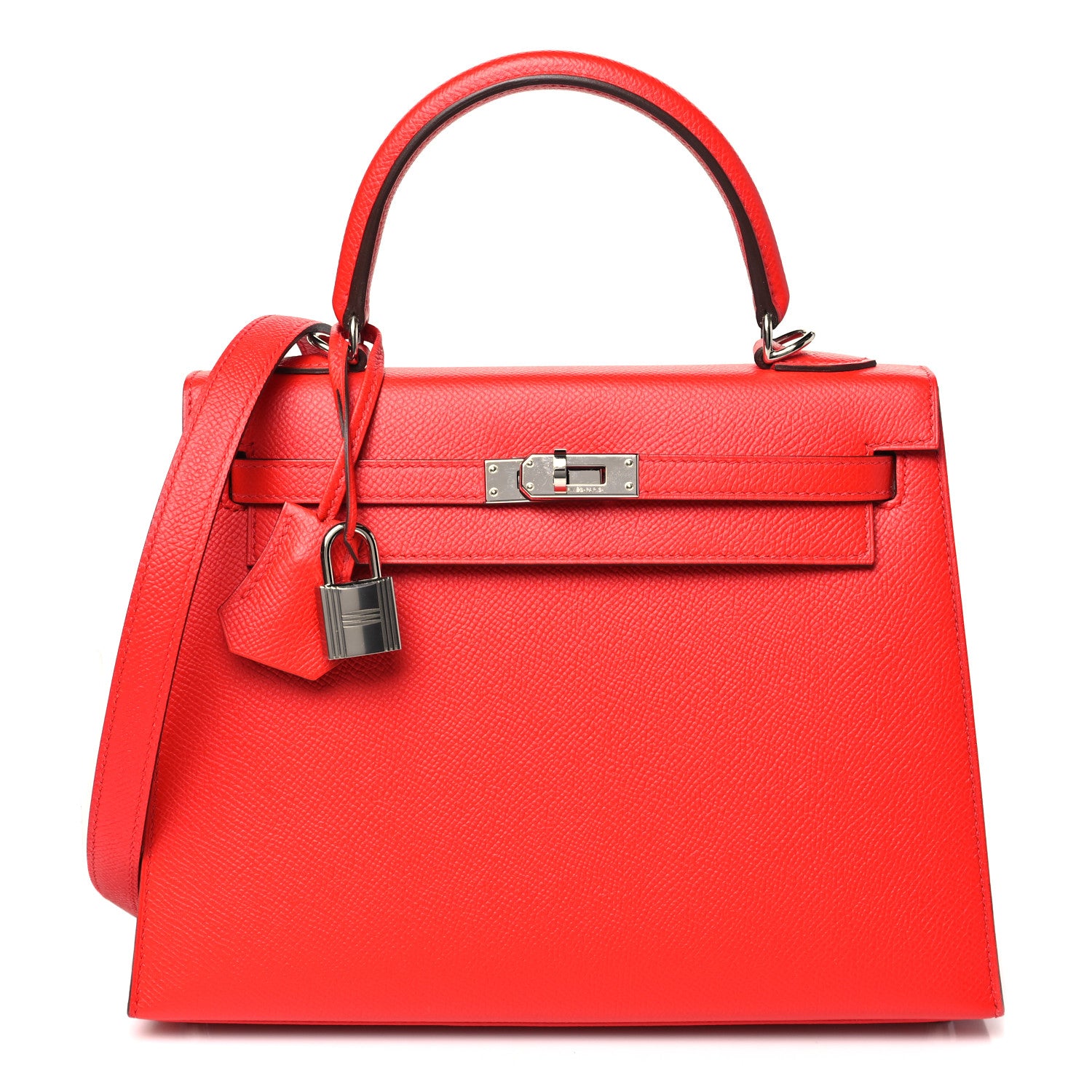 Hermes Epsom Kelly Sellier 25 Rouge Casaque 1 of 11