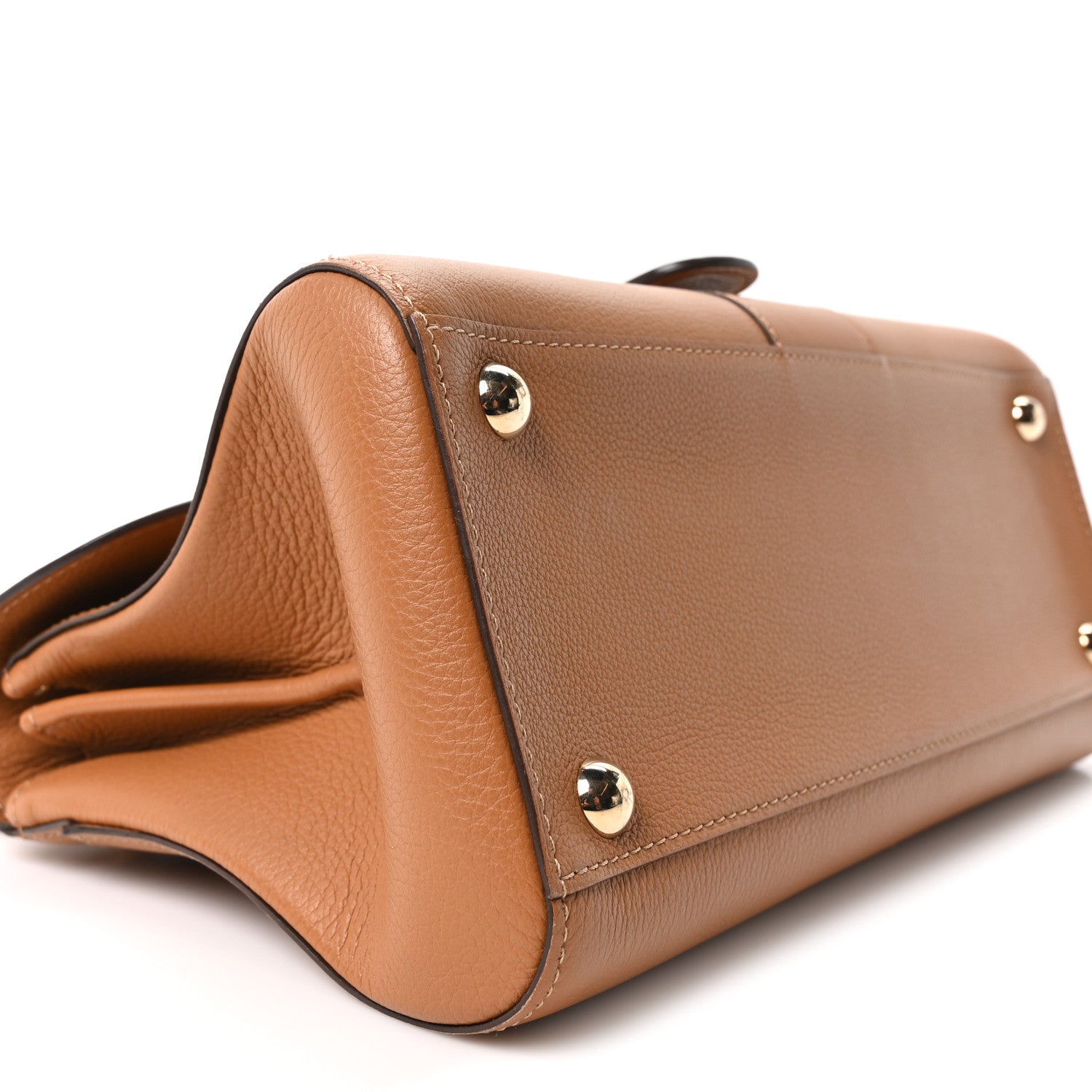Delvaux Calfskin Mini Brillant East West Satchel Natural 10 of 11