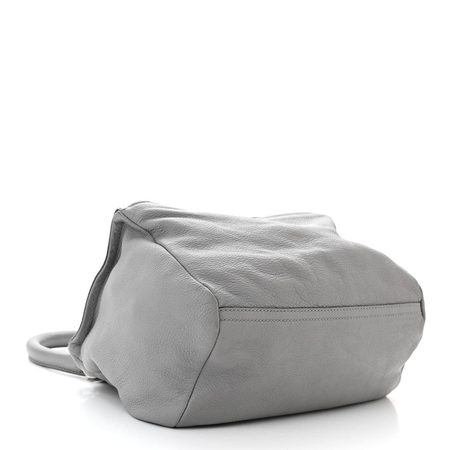 Sugar Goatskin Small Pandora Pearl Grey