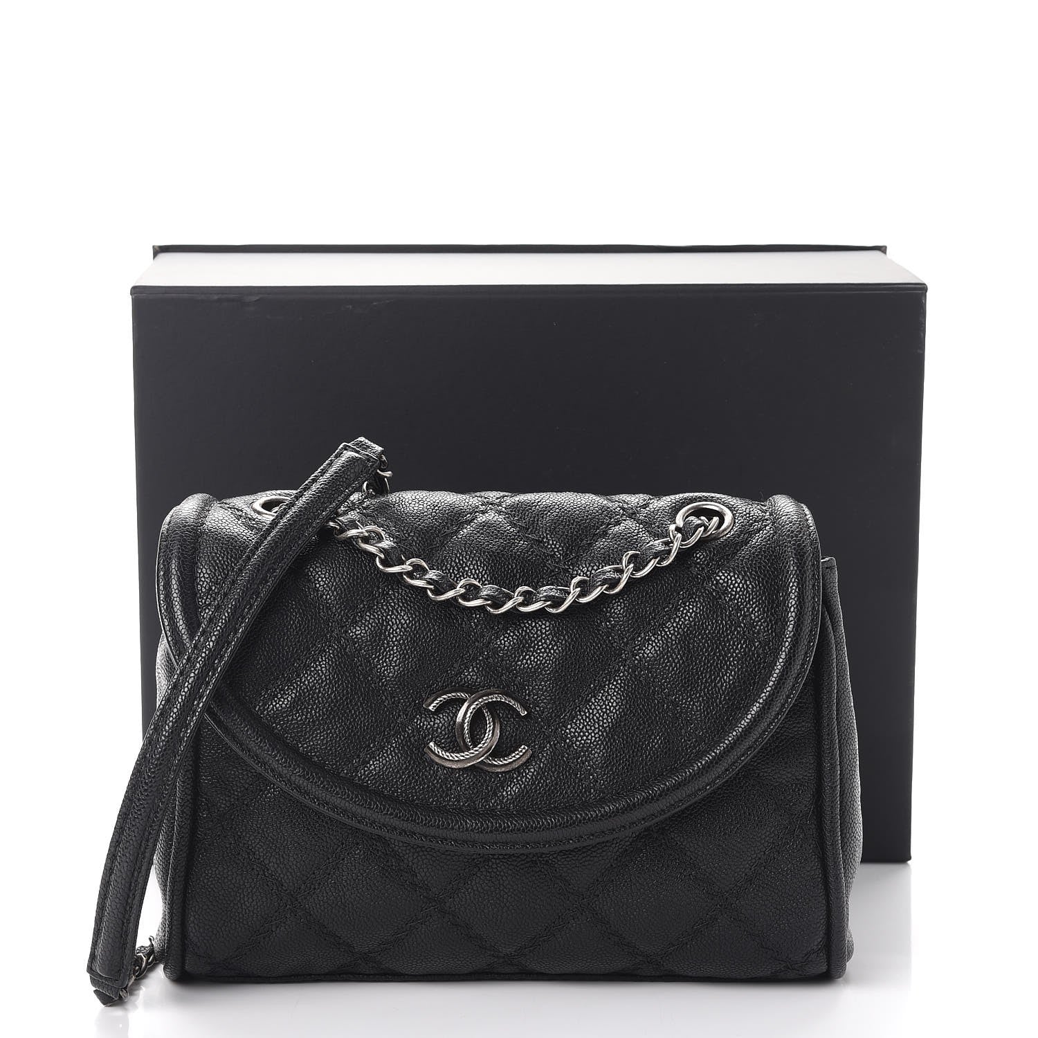 Chanel Caviar Stitched Small Flap Black 9 of 9