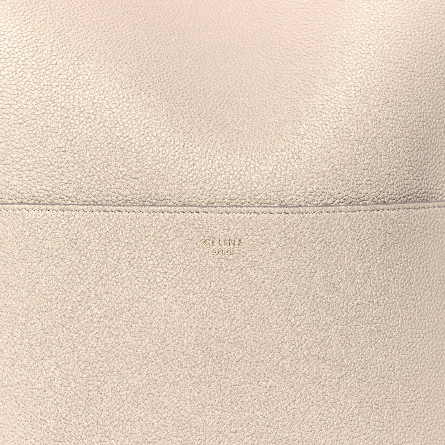 Celine Soft Grained Calfskin Sangle Bucket Bag Dune 7 of 10