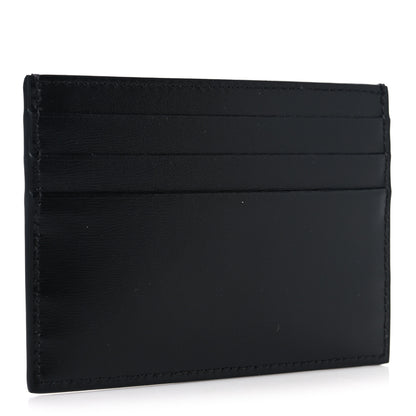 Celine Shiny Calfskin Triomphe Card Holder Black 3 of 7