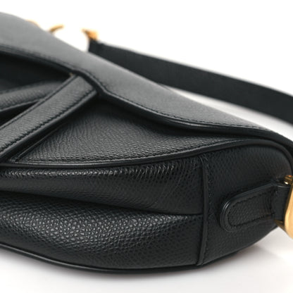Christian Dior Grained Calfskin Mini Saddle Bag Black 10 of 10