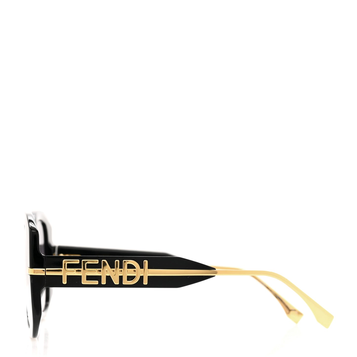 Acetate Fendigraphy Sunglasses FE40065F Black