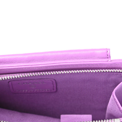 Chanel Quilted CC Phone Holder Light Purple 6 of 11