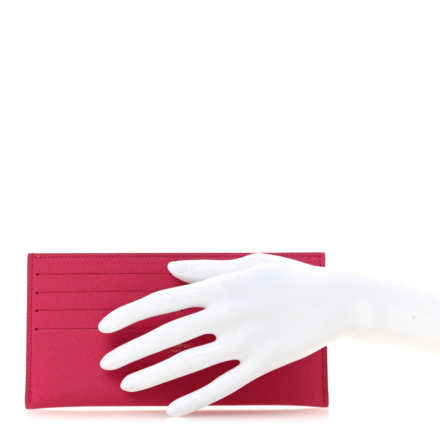 Calfskin Felicie Card Holder Insert Pink