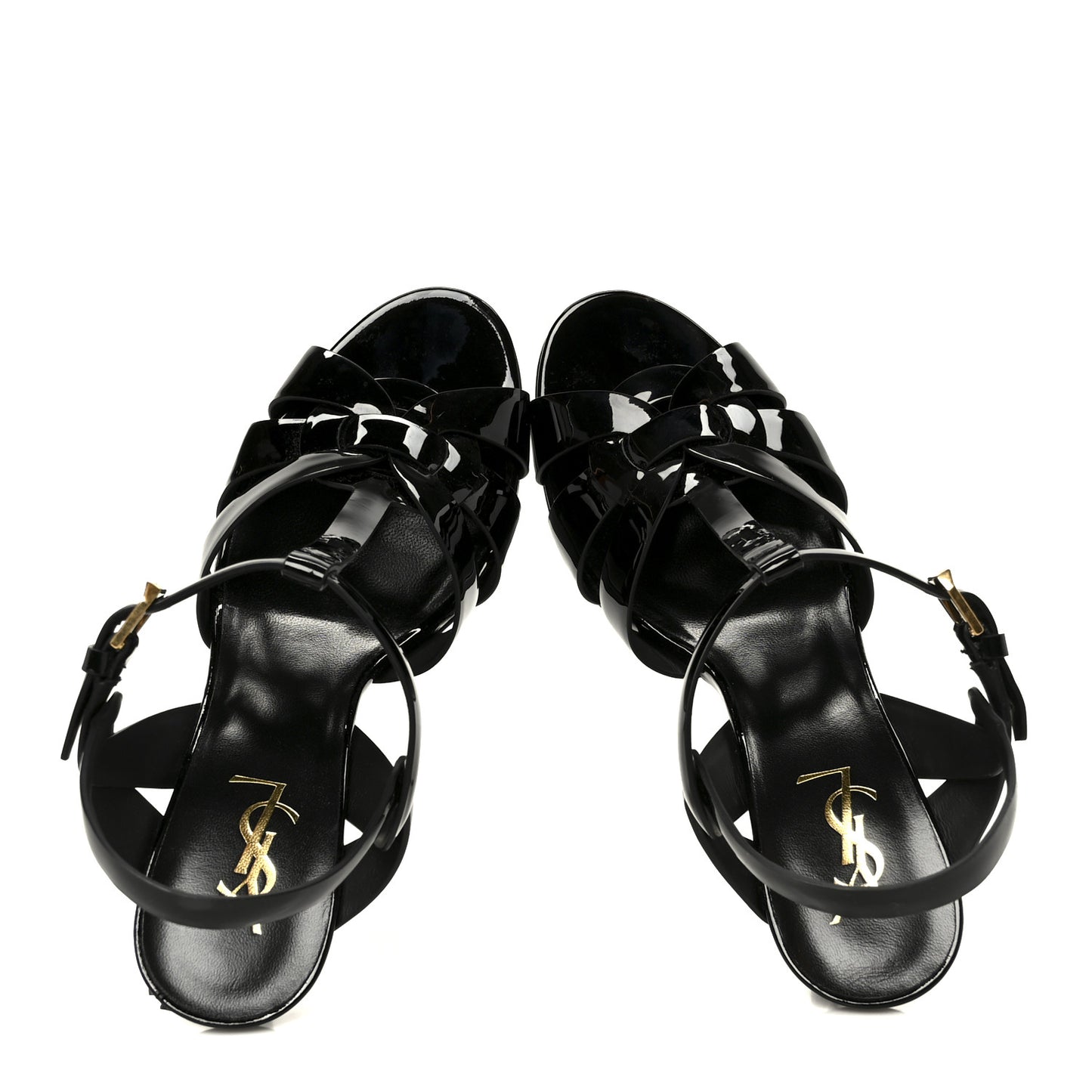 Patent Tribute 75 Platform Sandals 38.5 Black