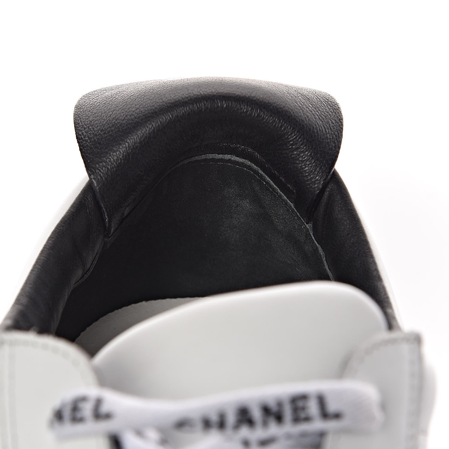 Chanel Calfskin CC Womens Sneakers 39 Black 11 of 12