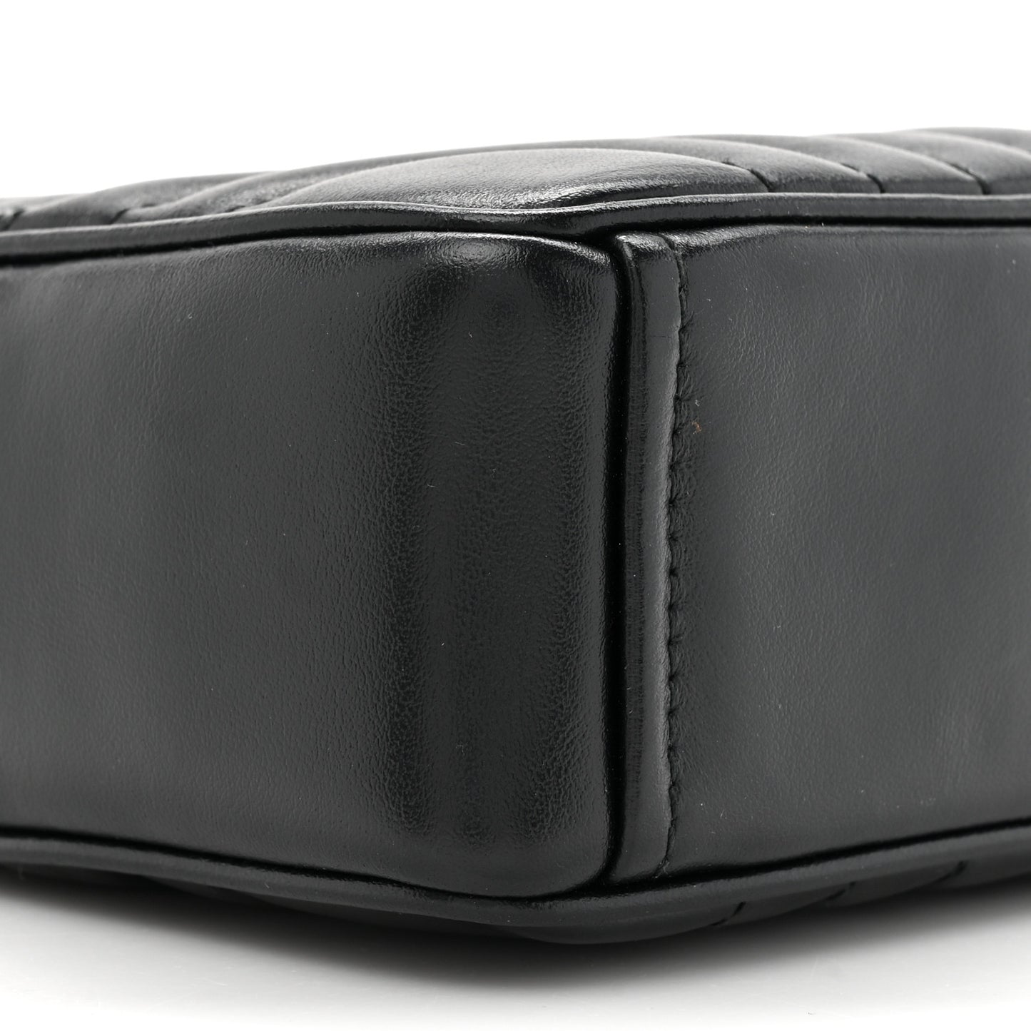 Soft Calfskin Diagramme Camera Bag Black