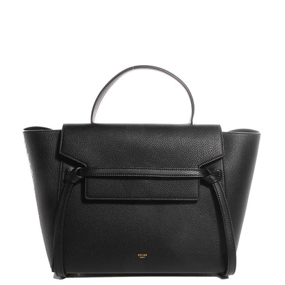 Celine Drummed Calfskin Small Belt Bag Black 1 of 10