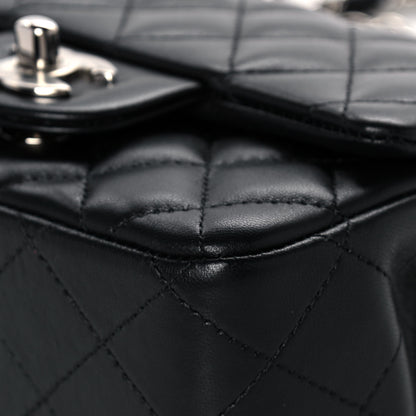 Chanel Lambskin Quilted Mini Square Flap Black 10 of 14