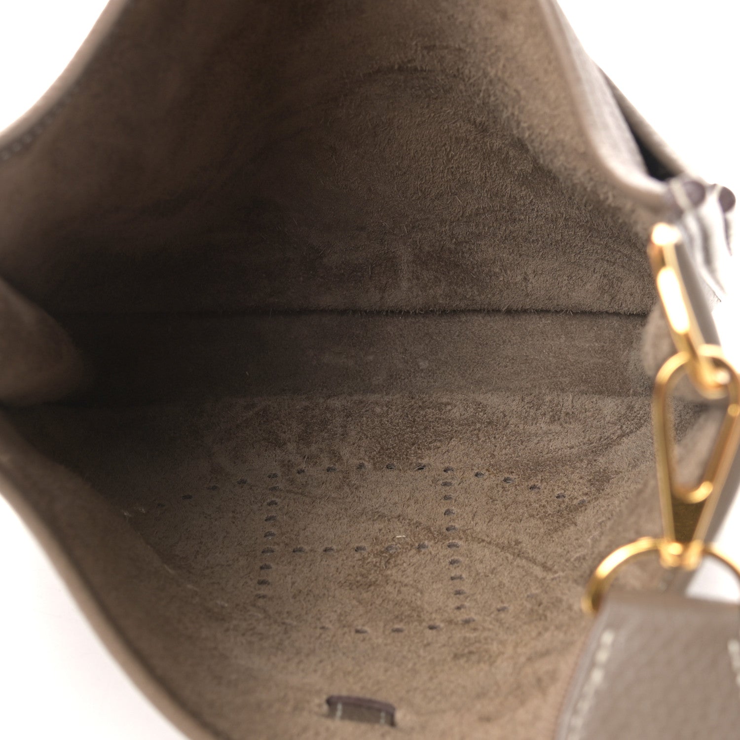 Hermes Taurillon Clemence Evelyne III PM Etoupe 5 of 11