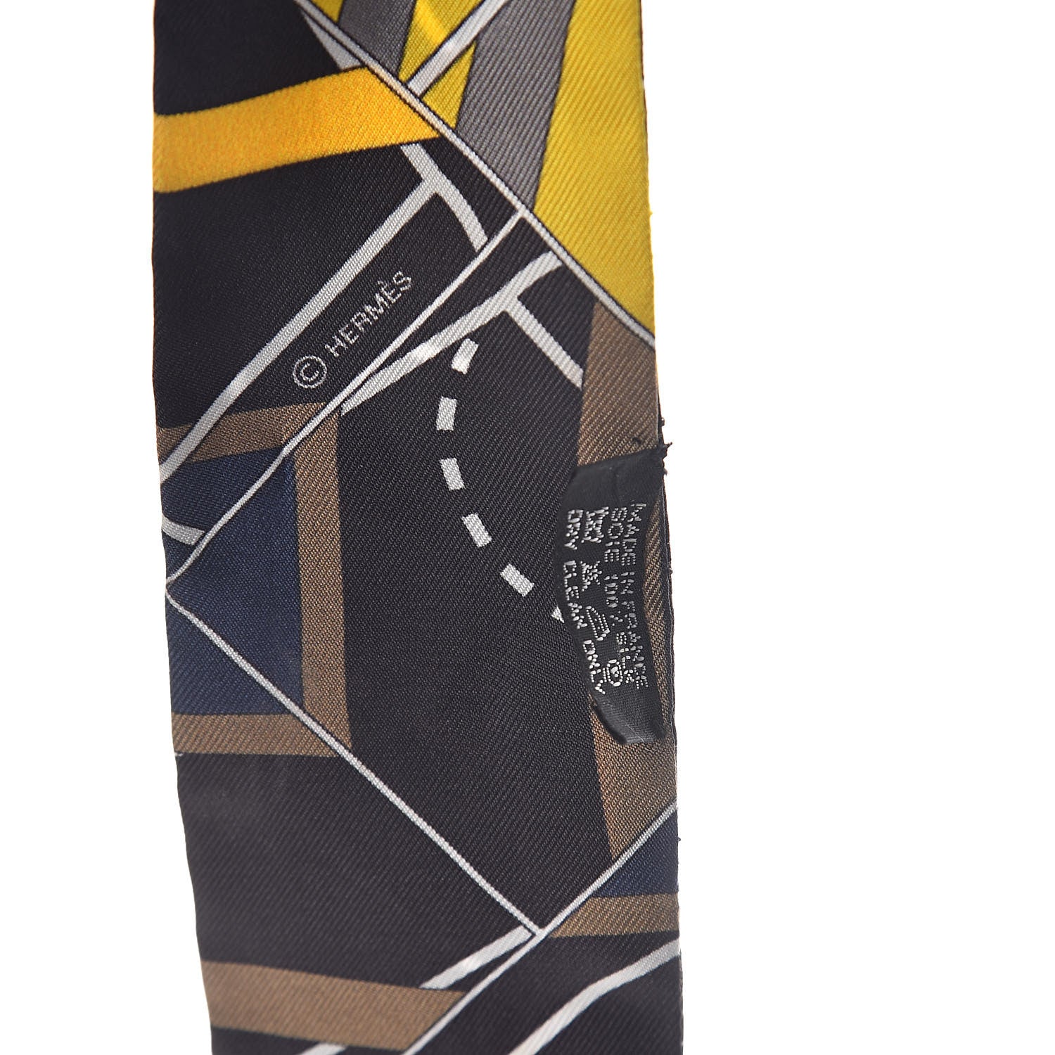 Hermes Silk Sport Twilly Canards Black Juane Vif Caban 3 of 3