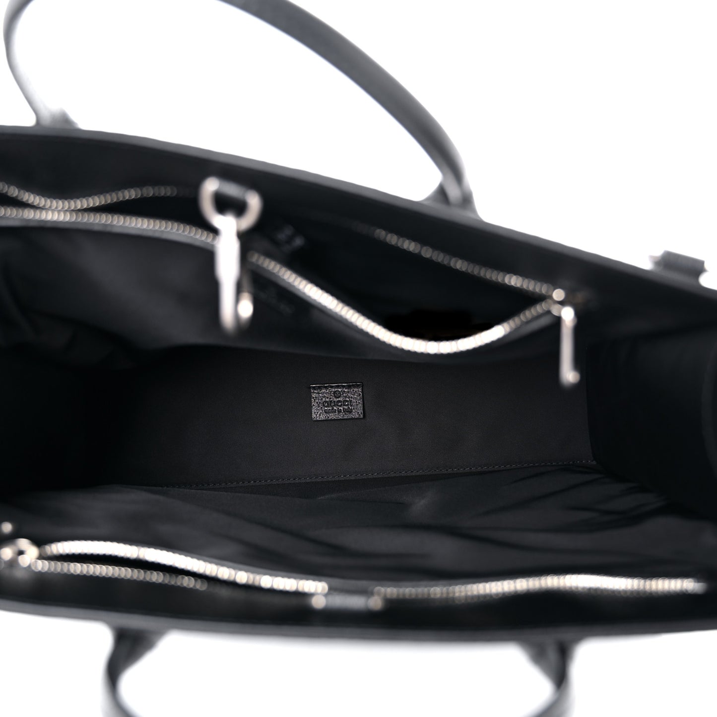 Econyl Nylon Monogram Off The Grid Long Tote Bag Black