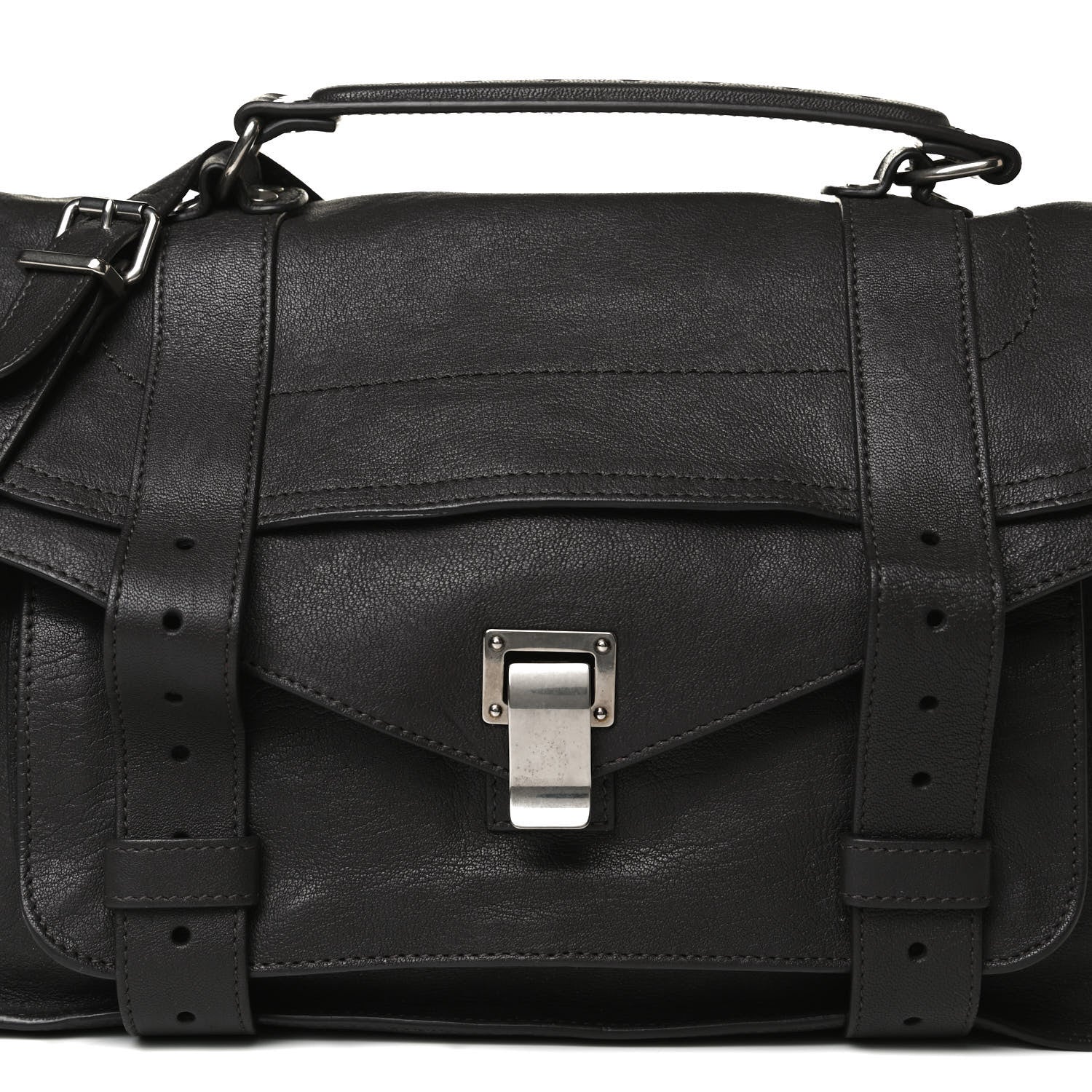Proenza Schouler Lambskin Medium PS1 Satchel Pepe 7 of 11